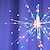 billiga LED-ljusslingor-ledsträngljus hängande starburst fyrverkeriljus 200 lysdioder batteri eller usb fjärrkontroll drivs vinstock gren ljus jul fe sträng ljus vikbar krans bröllop butik dekoration lampa