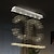 abordables Lustres Uniques-cristal lustre plafond suspension lumière table à manger lampe à manger personnalité rectangulaire salle à manger lampe bar moderne lustre