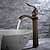 abordables Classiques-robinet de lavabo de salle de bain - robinets de bain à une poignée en laiton antique classique