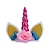 abordables Bandeaux &amp; Serre-têtes-nouvelle décoration de gâteau de licorne pour enfants bébé filles décoration de gâteau d&#039;anniversaire de licorne cuisson plug-in accessoires d&#039;habillage