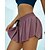 cheap Sports &amp; Outdoors-Women&#039;s Yoga Shorts Tennis Skirts High Waist Shorts Skort Bottoms 2 in 1 Breathable Violet Black Green Yoga Gym Workout Dance Winter Sports Activewear Slim Stretchy / Casual / Athleisure