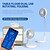cheap Fans-Folding telescopic mini fan USB rechargeable student Folding Floor fan with remote control Cooling small dormitory bed desk outdoor camping