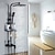 hesapli Duş Muslukları-Duş Sistemi / Yağış Duş Başlığı Sistemi / Termostatik Mikser vanası Ayarlamak - El Duşu Dahil çıkarmak Yağmur Duşları Çağdaş / Antik Boyalı kaplamalar İçerden Montaj Seramik Vana Bath Shower Mixer