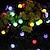 رخيصةأون أضواء شريط LED-أضواء سلسلة الطاقة الشمسية في الهواء الطلق للماء أضواء سلسلة led ماتي لمبة بيضاء دافئة ملونة بيضاء 8 وضع 6.5m 30 المصابيح أضواء الجنية عيد الميلاد الزفاف عطلة الديكور أضواء