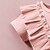 abordables Sets de Vêtements pour Bébés-Ensemble de Vêtements bébé Fille basique Coton Fleurie Noeud Imprimé Manches Courtes Normal Rose Claire