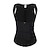 cheap Waist Trainer-Corset Women&#039;s Tops Waist Trainer Shapewears Office Running Gym Yoga Plus Size Black Spandex Sport Simple Style Breathable Zipper Hook and Loop Tummy Control Push Up Front Close Pure Color Summer