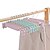 cheap Bathroom Organizer-10 PCS Seamless Household Pants Hanger Pants Clip Hanger Hanger Pants Skirt Clothes Clip Non-slip Belt Storage Pants Shelf 1 PCS Hanger Storage