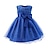 cheap Party Dresses-Toddler Girls&#039; Dress Flower Sleeveless Wedding Party Layered Bow Princess Sweet Tulle Dress Flower Girl&#039;s Dress Summer Spring Fall 2-12 Years White Pink Navy Blue