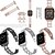 baratos Pulseiras de Apple Watch-1 pcs Pulseira de Smartwatch para Apple  iWatch Series 7 / SE / 6/5/4/3/2/1 38/40/41mm 42/44/45mm Liga de Zinco Relógio inteligente Alça Luxo pulseira Bling Diamond Banda de metal Pulseira de joias