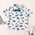 baratos T-shirts e camisas-Dia da Criança Para Meninos 3D Animal Camisas Manga Curta Verão Roupa de rua Poliéster Infantil 3-10 anos Roupa Diária Festival Normal