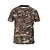 cheap Hunting T-shirts &amp; Shirts-Men&#039;s Hunting T-shirt Tee shirt Camouflage Hunting T-shirt Camo / Camouflage Short Sleeve Outdoor Summer Fast Dry Quick Dry Moisture Wicking Wearable Top Polyester Camping / Hiking Hunting Fishing