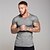 cheap Running &amp; Jogging Clothing-men&#039;s muscle t shirts stretch short sleeve v neck bodybuilding workout tee shirts black