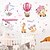 billige Dekorative vægklistermærker-dyr tegneserie væg klistermærker soveværelse børneværelse børnehave aftagelig forindlimet pvc boligindretning vægoverføringsbillede 1 stk
