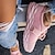 olcso Női tornacipők-Női Tornacipők Rózsaszín Extra méret Platform cipők Szabadtéri Napi Egyszínű Ék sarkú Kerek orrú Sportos Alkalmi Futócipő Gyalogló Vászon Fűzős Fekete Fehér Rózsaszín