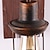 billige Indendørsvæglamper-lightinthebox led væglampe vintage retro træ metal maleri farve væglampe sconces lysarmatur med 6ft stik i ledning og tænd/sluk kontakt eu/us stik ac85-265v