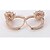 cheap Earrings-Clear/Rose Gold Drop Earrings