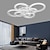 cheap Ceiling Lights-LED Ceiling Light Bubble Acrylic Style Artistic Modern Dimmable Ceiling Light  LED Circle Design Ceiling Lamp for Living Room Bedroom Dining Room220-240/110-120V 13W ONLY DIMMABLE WITH REMOTE CONTROL