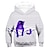 cheap Girl&#039;s 3D Hoodies&amp;Sweatshirts-Kids Girls&#039; Hoodie Long Sleeve 3D Print Graphic Animal Cat Stripe Green White Purple Children Tops Spring Fall Active Daily School Daily Loose Fit 3-12 Years / Winter