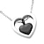 billiga Halsband-yinplsmemory kremering aska smycken dubbel hjärta urn halsband för aska minnesmärke hängsmycke urn lockets för aska för älskade (silver och guld)