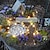 זול חוט נורות לד-חיצוני שמש אורות מחרוזת led קישוט החתונה 10 m (33ft) 100 led 8 מצבי תאורה עמיד למים אורות פיות גן חג המולד מסיבת יום הולדת חג קישוט