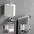 abordables Barres repose-serviettes-porte-papier hygiénique installation verticale porte-serviettes détachable en acier inoxydable 304 nickel brossé et noir mat 1pc