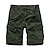cheap Cargo Shorts-Men&#039;s Cargo Shorts Work Shorts Hiking Shorts Multi Pocket Animal Breathable Outdoor Knee Length Casual Daily Classic Casual Black Army Green Inelastic