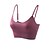 cheap Yoga Tops-Women&#039;s Sports Bra Crop Top Light Support Winter Open Back Cropped Solid Color Purple Blue Nylon Yoga Fitness Gym Workout Bra Top Top Sleeveless Sport Activewear Breathable Comfortable Freedom