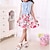 cheap Casual Dresses-Kids Girls&#039; Dress Floral Sundress Daily Holiday Bow White Red Sleeveless Active Cute Dresses Summer Regular Fit 2-12 Years