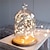 preiswerte LED Lichterketten-LED-Lichterkette 5m 2m Stern Kupferdraht 20 50leds Fairy Holiday flexible Lichtleiste für Weihnachten Hochzeit Wohnkultur Beleuchtung aa Batterie Netzteil