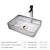 رخيصةأون أحواض أطباق-حوض غسيل زجاجي مستطيل الشكل فاخر وشفاف حديث مع حوض صنبور