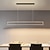 billiga Belysning för köksön-100 cm led taklampa ö ljus geometriska former enkel design taklampa metall konstnärlig stil modern stil svart konstnärlig led 110-120v 220-240v