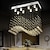 baratos Candelabros de Cristal-lustre de cristal luz de teto design de onda de luxo 70cm quente k9 retângulo pendurado lâmpada para sala de estar sala de jantar lustre de cristal bar ilha gabinete lâmpada luzes suspensas