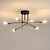 cheap Sputnik Design-LED Ceiling Light 60 cm Sputnik Design Chandelier Metal Artistic Style Sputnik Industrial Painted Finishes Artistic Nordic Style 110-120V 220-240V