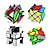 billige Magiske kuber-4-pakning qiyi kube sett - inkludert 3x3 fluktuasjonsvinkel puslespill kube - 2x3 hjul puslespill kube - 3x3 speil puslespill kube 6 farger - 3x3 firkantet konge puslespill kube