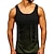 cheap Men&#039;s Running Tee &amp; Tank Tops-Men&#039;s Running Tank Top Workout Tank Sleeveless Singlet Casual Athleisure Cotton Breathable Soft Sweat Out Fitness Gym Workout Running Sportswear Activewear Color Gradient Dark Grey Red Blue