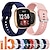 economico Cinturini per orologi Fitbit-Cinturino intelligente per Fitbit Versa 3 Sense Silicone Orologio intelligente Cinghia Traspirante Sostituzione Polsino
