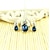 cheap Necklaces-crystal jewelry set crystal necklace earring set