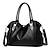 cheap Handbag &amp; Totes-Women&#039;s Handbag Crossbody Bag Satchel Top Handle Bag PU Leather Shopping Daily Office &amp; Career Zipper Solid Color Fashion Wine Black White