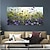tanie Obrazy z kwiatami/roślinami-Obraz olejny ręcznie malowany abstrakcyjny krajobraz kwiatowy dekoracja salonu na ścianę do dekoracji wnętrz walcowane płótno bez ramy nierozciągniętej