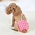 ieftine Îmbrăcăminte Câini-curcubeu confortabil femelă câine de companie bumbac sanitar fiziologic pantaloni cățeluș lenjerie de corp scutece (roz fierbinte, s)