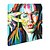 olcso Portrék-olajfestmény kézzel festett absztrakt figura pop art fali művészet lakberendezés hengerelt vászon nincs keret nyújtva