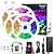 cheap LED Strip Lights-LED Strip Lights Bluetooth Dimmable 20M (4x5M) RGB Tiktok Lights 5050 600 LEDs Smartphone Controlled for Home Bedroom Holiday