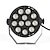 baratos Luzes de Cenário-luz de palco led roxa 12 leds luz de palco par preta com controle remoto dmx bar dj festa de casamento disco