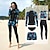 cheap Rash Guards-Women&#039;s Rash Guard Rash guard Swimsuit UV Sun Protection UPF50+ Breathable Long Sleeve Swimwear Bathing Suit 5-Piece Swimming Diving Surfing Water Sports Floral Autumn / Fall Spring Summer