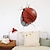cheap 3D Wall Stickers-3D Broken Wall Scratches Basketball Home Hallway Background Decoration Removable PVC Stickers Self-Adhesive Wall Decoration for Garden Living Room Bedroom Kitchen Playroom Nursery Room