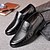 abordables Zapatos Oxford de hombre-Hombre Oxfords Diario Oficina y carrera Zapatos de Paseo PU Impermeable Usar prueba Negro Otoño Primavera