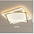 preiswerte Einbauleuchten-LED-Deckenleuchte quadratisches Design Schwarzgold enthält abnehmbare Version 45/55/65 cm geometrische Formen Unterputzleuchten Aluminium künstlerischen Stil modernen Stil stilvolle lackierte