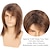 cheap Mens Wigs-Brown Wigs for Men Men‘S Curly Hair Long Wig Dark Gradient Brown Halloween Makeup Wig