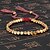 cheap Bracelets-tibetan copper beads bracelet, handmade tibetan buddhist bracelet braided with cotton copper beads, lucky rope bracelet &amp; bangles for women men thread bracelets