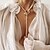 お買い得  ファッションネックレス-1個 カラー ロングネックレス For 女性用 真珠 ホワイト パーティー ストリート 贈り物 人造真珠 合金 ビーズ 貴重品 / パールネックレス